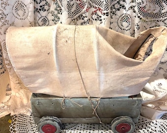 Antique Covered Wagon Toy