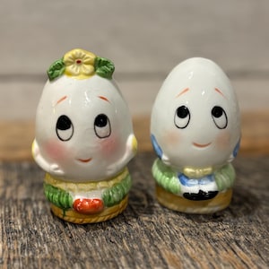 Lefton Anthropomorphic Salt and Pepper Shakers