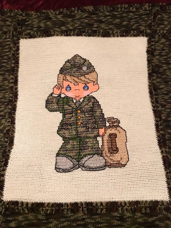 Precious moments army boy sale