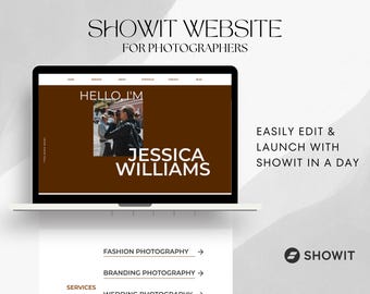 Photography Showit website template, Showit Website Template, Website Template Luxury, Showit template photographer, modern website template