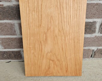 Live Edge Figured Curly Cherry Charcuterie Board - Cutting Board - Charcuterie Board