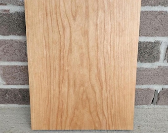 Live Edge Figured Curly Cherry Charcuterie Board - Cutting Board - Charcuterie Board