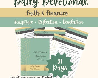 Devocional de 21 días sobre fe y finanzas, estudio bíblico (PDF)