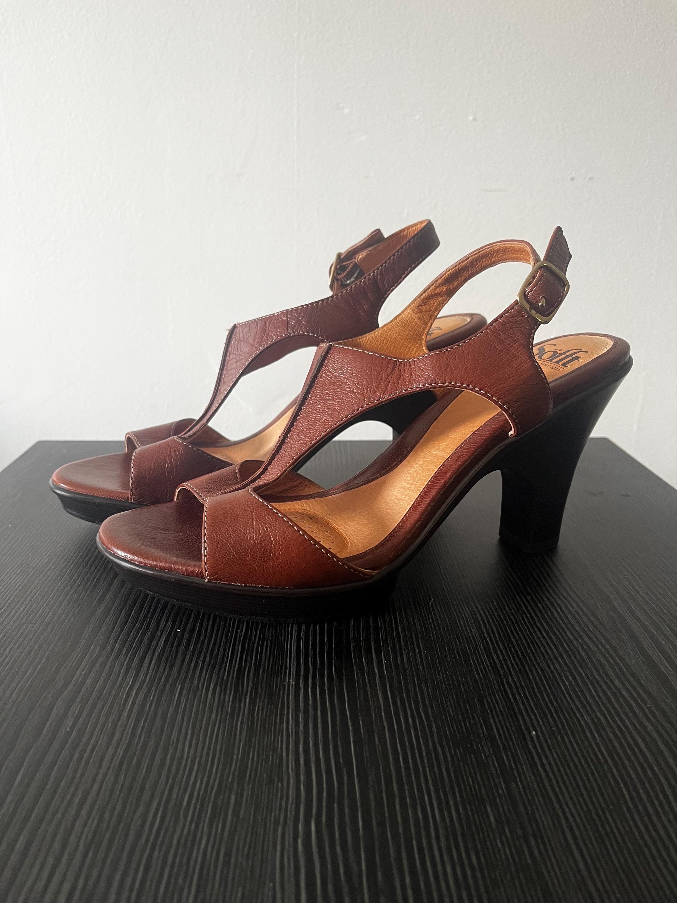 Stacked Leather Heel - Etsy display picture 2