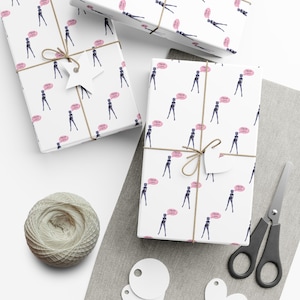 Pose 28 Jurk om indruk te maken Mode Spel Feestdagen Kerst Verjaardag Inpakpapier