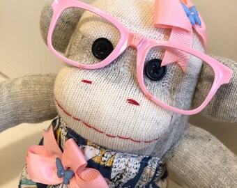 FREE SHIPPING Justine the Sock Monkey