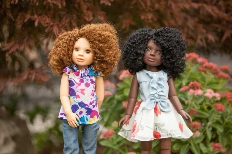 HerStory Dolls 18" articulated Black doll line reflecting diversity within girls of African decsent. Created this with my daughter in mind.