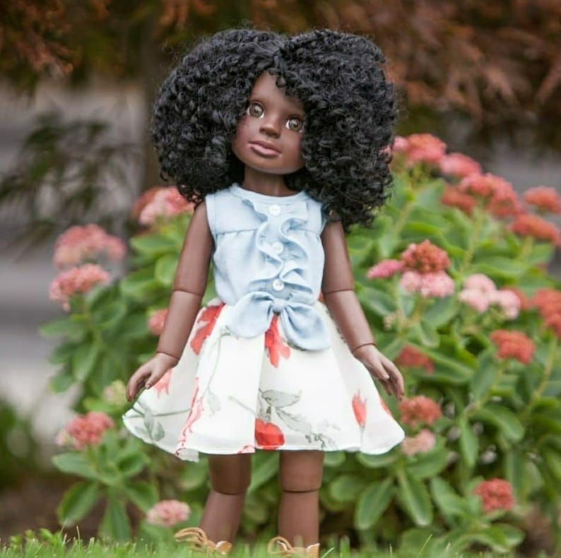 HerStory Dolls 18" articulated Black doll line reflecting diversity within girls of African decsent. Created this with my daughter in mind.