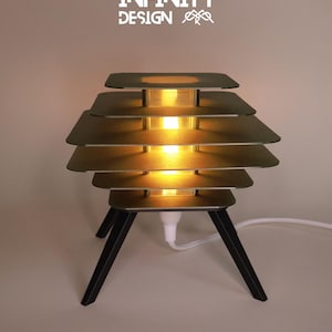 Elegant 3D printed pagoda lamp – modern design for your home