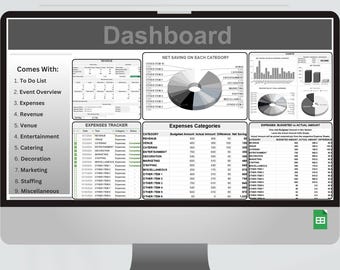Event Budget Template: Financial Planning Spreadsheet (Digital Download)