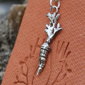 Carrot Garden Charm, Botanical Jewelry
