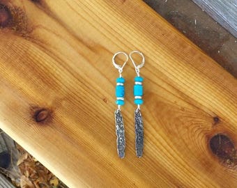Sleeping Beauty Turquoise Earrings
