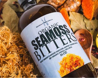 Amargo de musgo de mar natural 16 oz