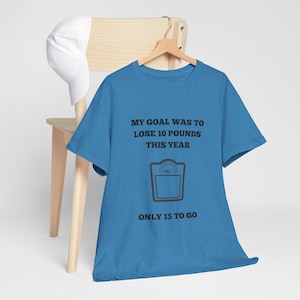 Funny Weight Loss Goal T-Shirt, Fat Joke Shirt, Dad Humor Shirt, Fitness Gift, Dad Joke Shirt, Mom Joke Shirt, Corny Joke