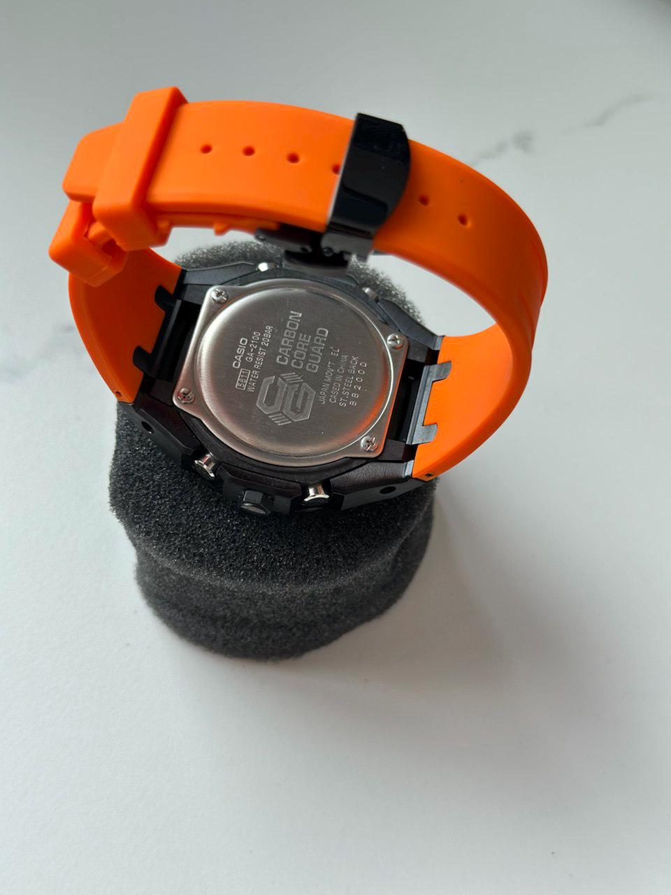 Casio G-shock - Orange - Black - GA-2100 Personalized | Men's