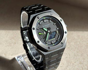Casio G-Shock - Black Green - GA-2100 Custom | Men's Watch