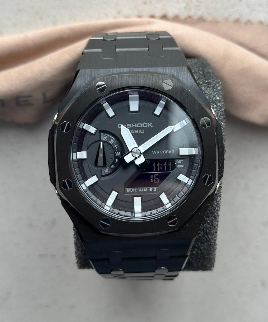 Casio G-shock - Black\white - GA-2100 Custom | Men's Watch - Etsy