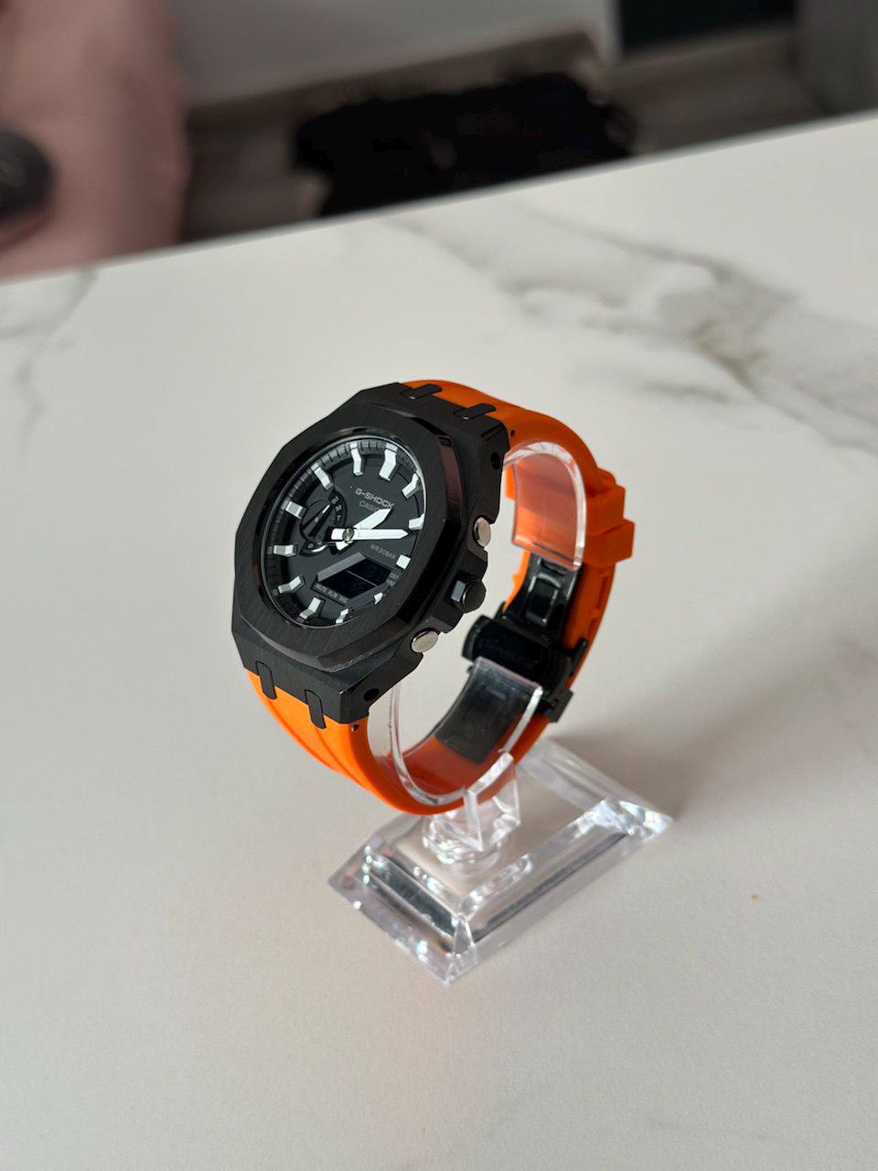Casio G-shock - Orange - Black - GA-2100 Personalized | Men's