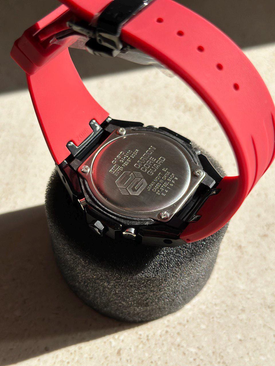 Casio G-shock - Red Black - GA-2100 Custom | Men's Watch - Etsy