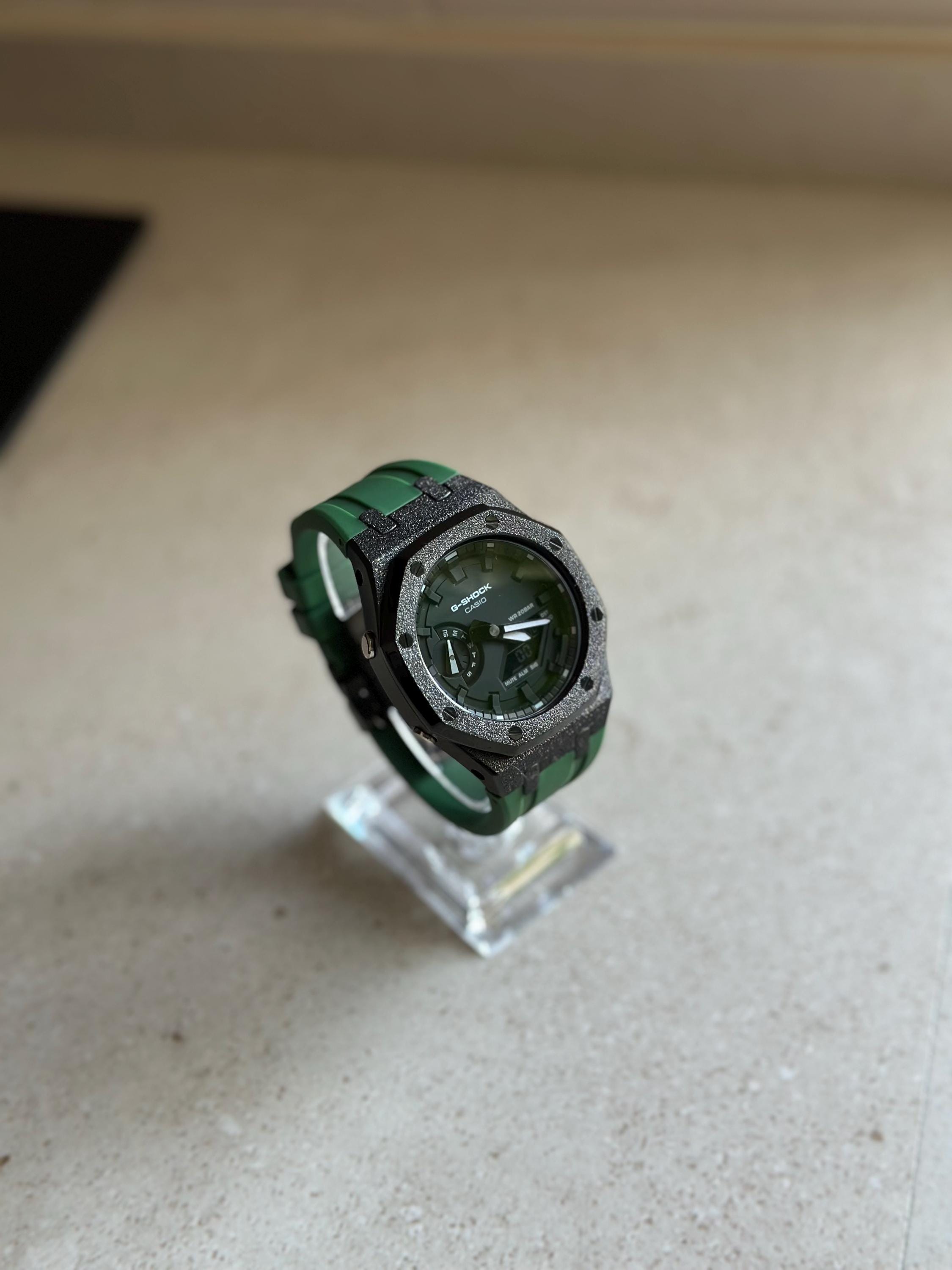 Casio G-shock - Green | Black - GA-2100 Personalized | Men's Watch
