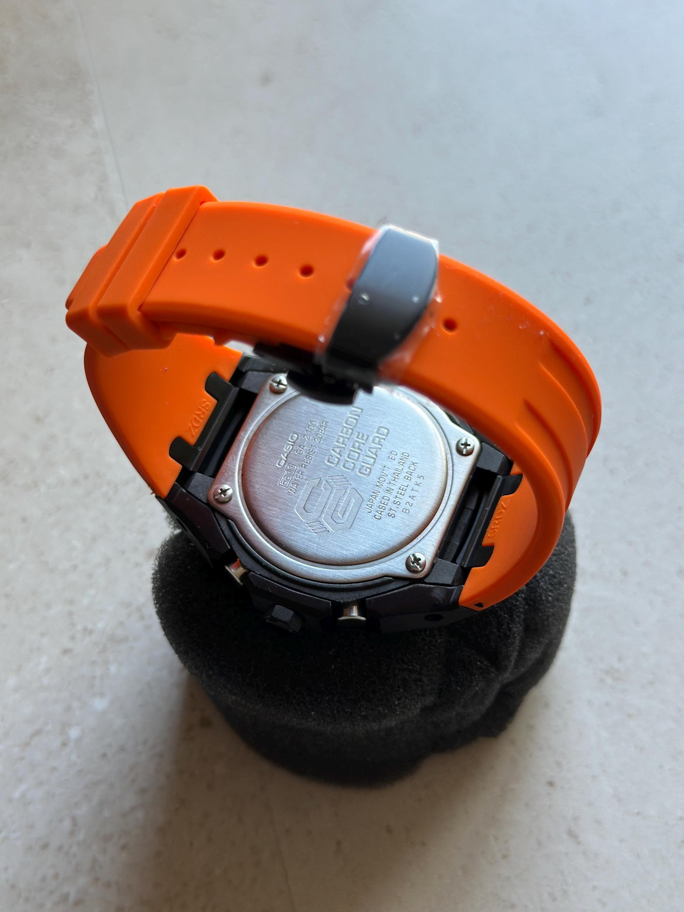 Casio G-shock - Orange - Black - GA-2100 Personalized | Men's