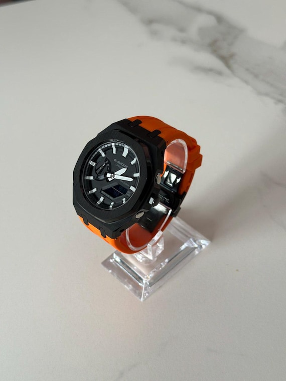 Casio G-shock - Orange - Black - GA-2100 Personalized | Men's
