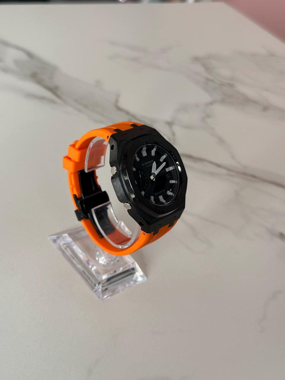 Casio G-shock - Orange - Black - GA-2100 Personalized | Men's