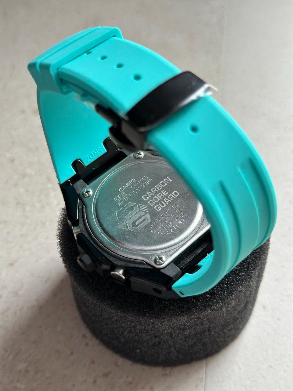 Casio G-shock - Light Blue Black - GA-2100 Personalized | Men's