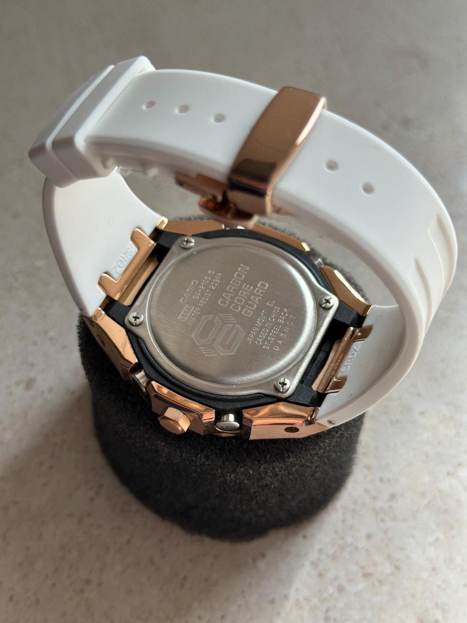 Casio G-shock - Rose Gold White - GA-2100 Personalized | Men's
