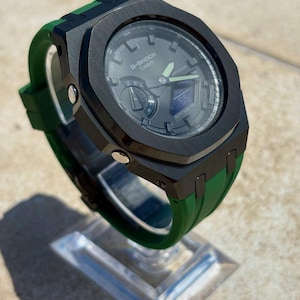 Casio G-Shock - Green - Black - GA-2100 Custom | Men&#39;s Watch