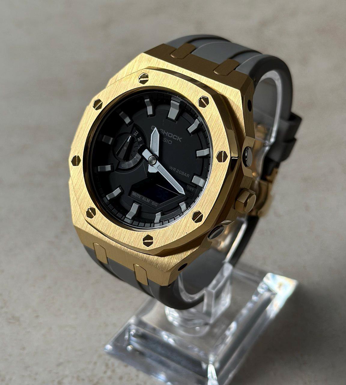 Casio G-shock - Black Gold - GA-2100 Personalized | Men's Watch - Etsy