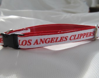 Los Angeles Clippers Cat  or Small Dog Collar