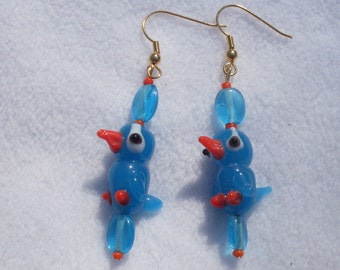 Whimsical Blue Birds