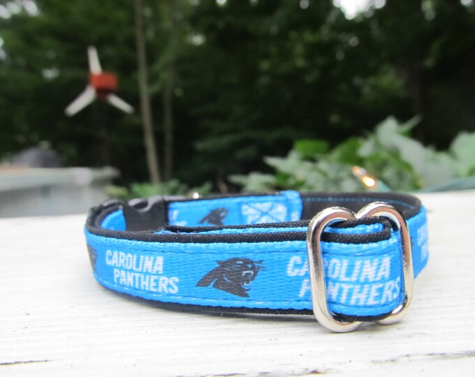 Carolina panthers cat collar Clearance