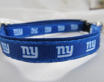 New York Giants Cat or Small Dog Collar