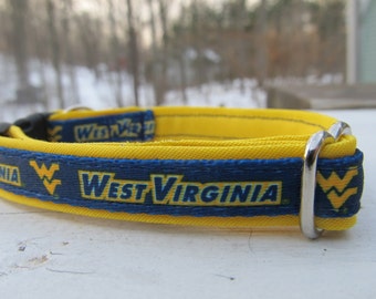 West Virginia University Cat or Small Dog Collar