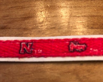 Nebraska cornhuskers Cat  or Small Dog Collar