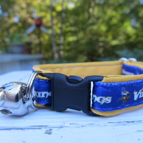 Minnesota Vikings Cat or Small Dog Collar