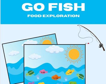 Go Fish Food Exploration | Feeding Therapy Game | Picky Eating | Digital Download