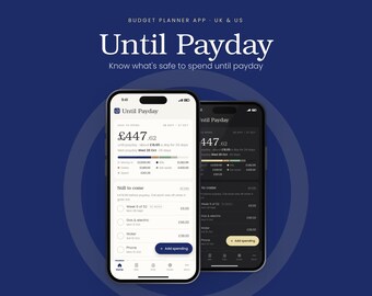 Budget Planner App | Offline Budget, Bill, Debt and Savings Tracker | UK Payday & US Paycheck