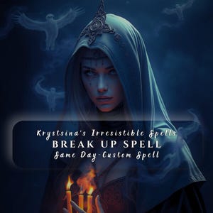 Break Up Spell - Third Party Removal Casting Plus One Tarot Card Reading, Same Day Spell, Powerful Love Spell, Personalized Spell
