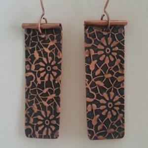 Copper Flower cutouts