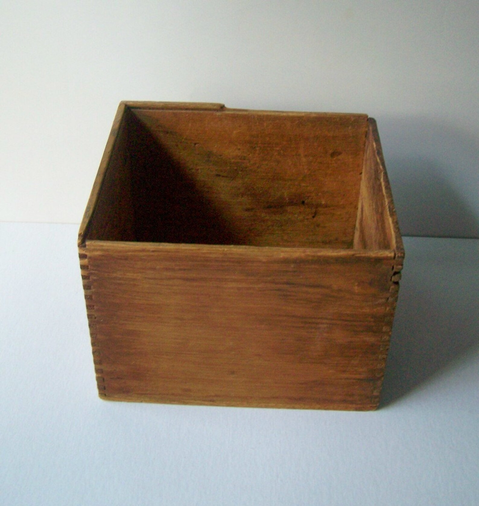 Antique Wooden Box Rustic Farmhouse Industrial Etsy