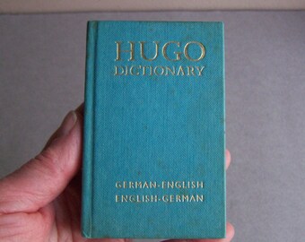 Vintage Hugo Pocket Dictionary / German-English and English-German /