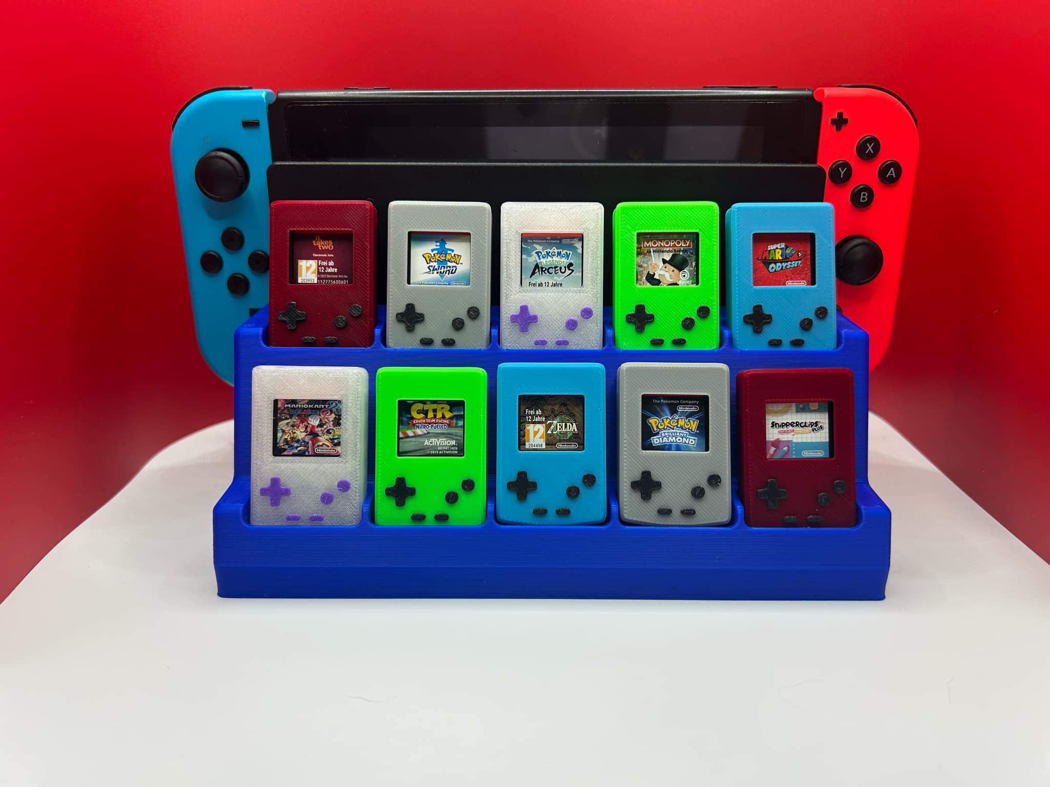 Mini Handheld Console Case for Switch Game Cartridge – Display Dock (10)