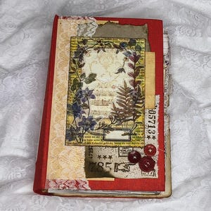 Toni’s Diary- Eclectic Nature – Handmade Junk Journal – Filled with Interactive Elements