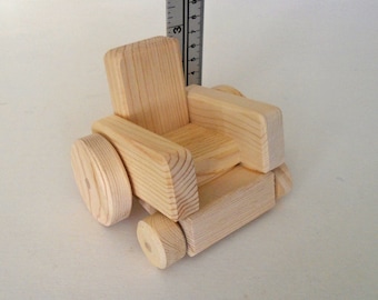 Natural Wood Mini Peg Doll Wheelchair, Special needs classroom, Handmade dollhouse accessory, Waldorf inspired toy, Jacobs Wooden Toys