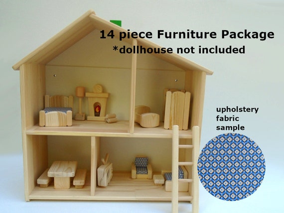 Wooden Dollhouse Furniture Doll House Furniture Dollhouse -  Israel