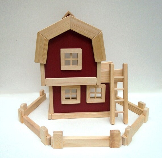 wooden play farm