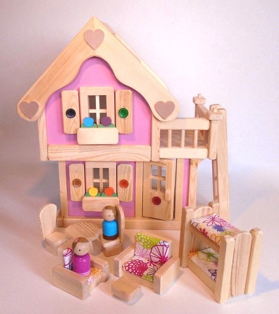 pink doll house